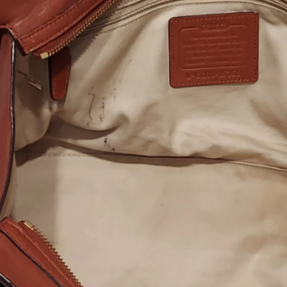 Coach Legacy Chelsea Turnlock Saddle Brown Distressed Leather Shoulder Satchel_10